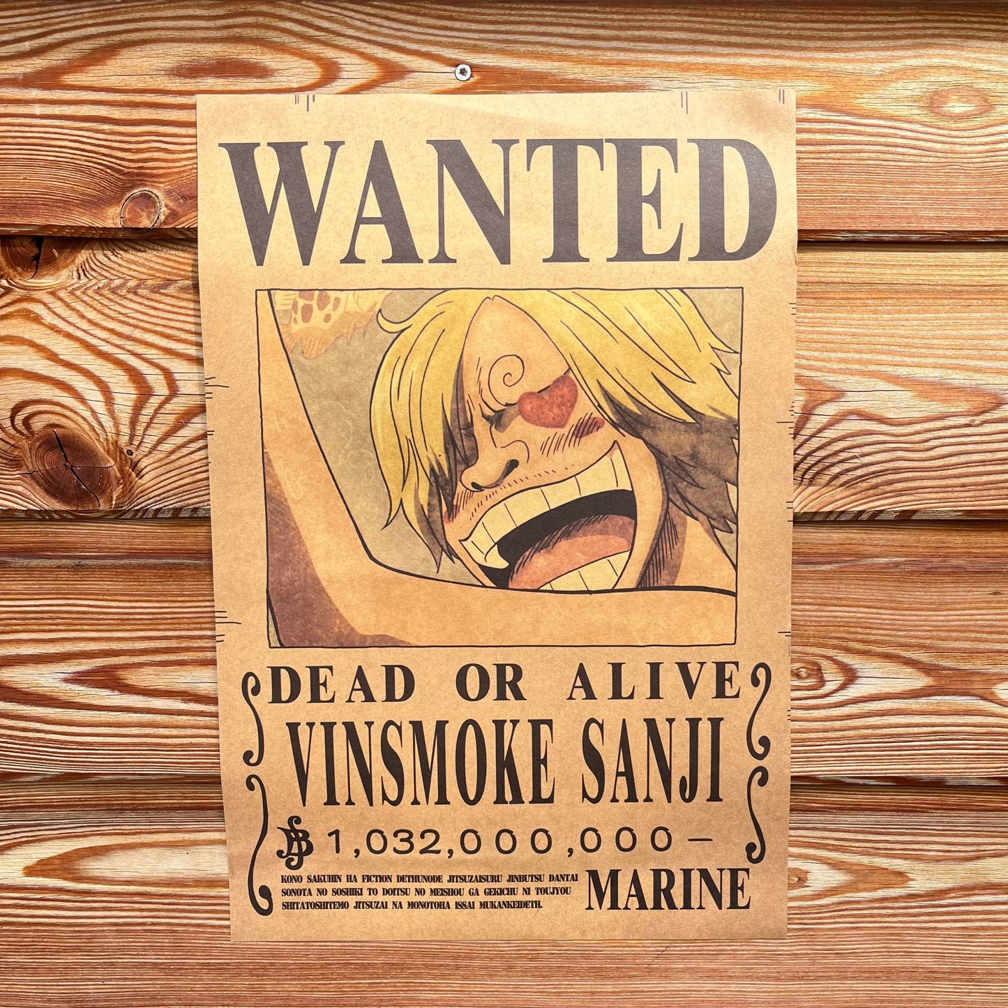 Collection Affiches Poster wanted monster trio Luffy, Zoro, Sanji - One Piece Nouvelle prime