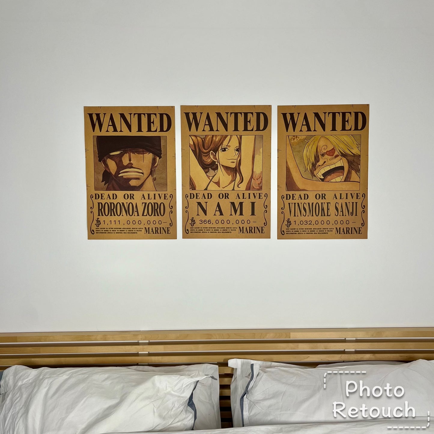 Affiche wanted Roronoa Zoro 1,1 milliard de Berry ONE PIECE