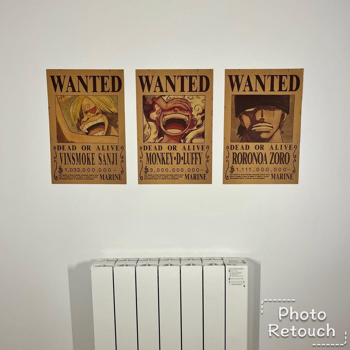 Affiche wanted Roronoa Zoro 1,1 milliard de Berry ONE PIECE